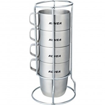 Набор кружек с держателем KOVEA